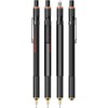 rOtring 800 Mechanical Pencil 0.7mm Black with Extra Tikky Leads