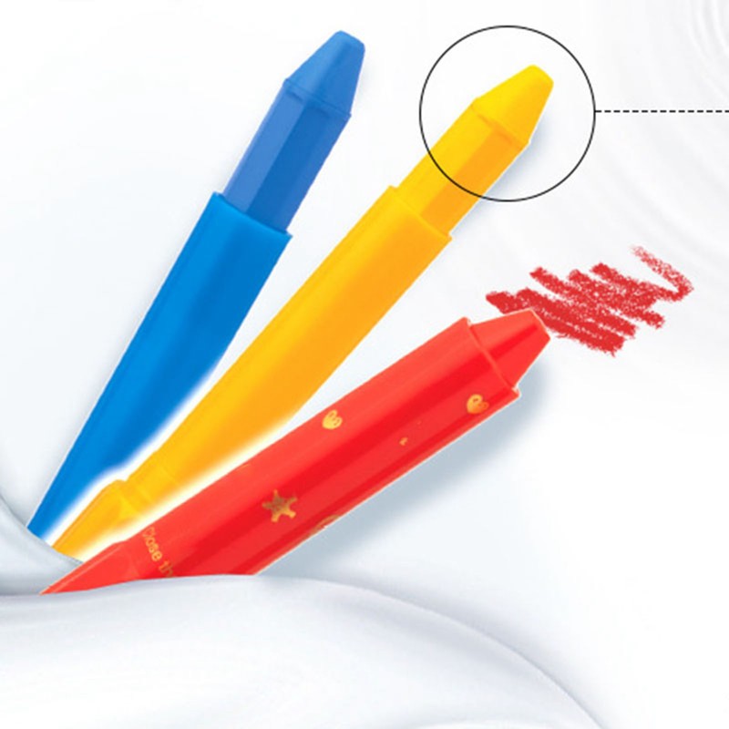 Crayon Washable Multiple Colour Rotating Easy Painting Fun Drawing for