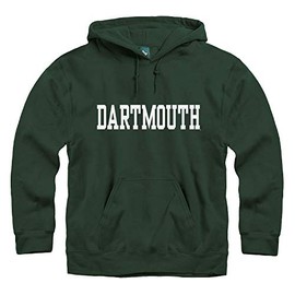 Ivysport Dartmouth College Hooded Sweatshirt, Classic, Hunter Green, Large