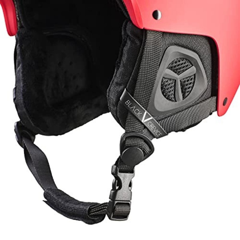 BLACK CREVICE Gerlos Ski Helmet Red, M (54-57 cm)