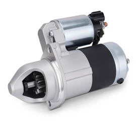 19090N Starter Motor Compatible with Hyundai Sonata 2009-2014, Santa Fe 2010-2012; Kia Sorento 2011-2014, Optima 2012-2014, 2.4L L4, Replace # 361002G100, FS14N1, SVA0019, 41012398, 41012399, 41012473