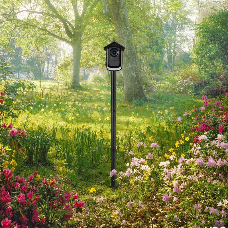 TIUIHU Spike Pole Mount Ground Stake with Protective Case for