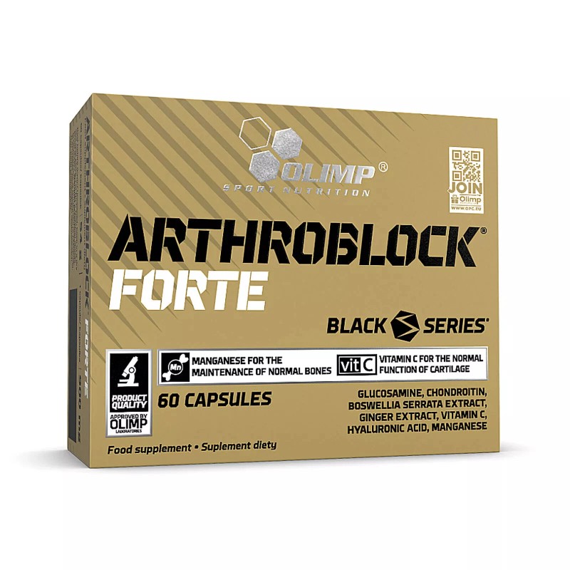 Olimp ARTHROBLOCK FORTE BLACK SPORT SERIES - healthy joints, cartilage,