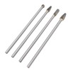 4pcs 6mm Tungsten Steel Carbide Rotary Burr Set Fits Rotary