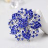 Axmerdal - Broche de ramo de diamantes de imitación para