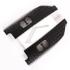 klend-cartrim Gloss Black ABS Rear Tail Light Cover For Land