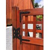 L Shape Hand-Forged - Rustic Hammered Brackets / Braces -