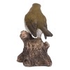 Hi-Line Gift Ltd. Motion Activated Singing Robin ON Stump, Brown;
