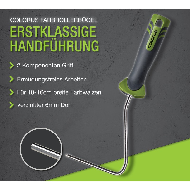 Colorus Paint Set: 7 x Foam Rollers 11 cm Straight