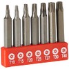 Blue Spot 14103 Long Security Torx Bits, Silver, Set of