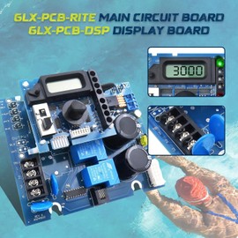GLX-PCB-RITE Main Circuit Board & GLX-PCB-DSP Display Board Replacement for Hayward/Goldline Aqua Rite Salt Chlorination System