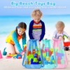 Pack of 3 Beach Toy Bag, Mesh Bag, Sand Toy