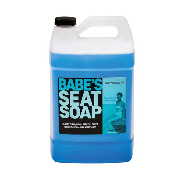 Babe's Seat Soap Boat Vinyl and Upholstery Cleaner | 16 Ounce Spray Bottle | Cleans, Protects, and Enhances Marine Vinyl, Plastic, and Leather Interior Surfaces