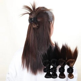 반묶음 가시번 가발 가시머리 까치머리 집게핀 Half-up Spiky Hair Wig Spiky Hair Magpie Hair Claw Clip
