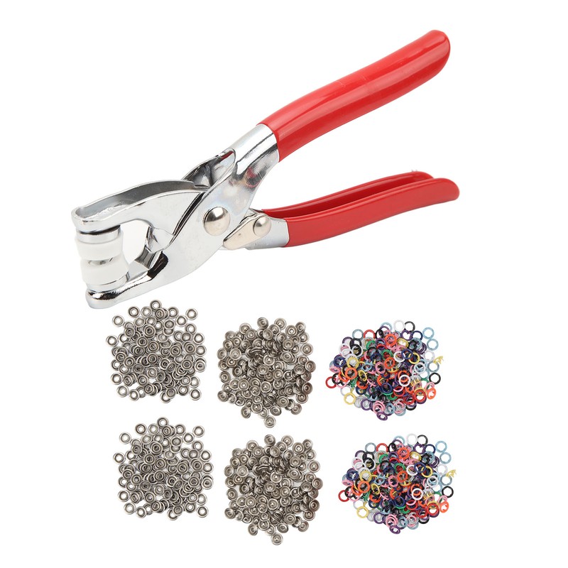 200 Sets Metal Snaps Buttons with Fastener Plier Snaps Buttons