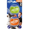 Nerf Dog Rubber Tennis Balls Squeaker Dog Toys 2 Pack