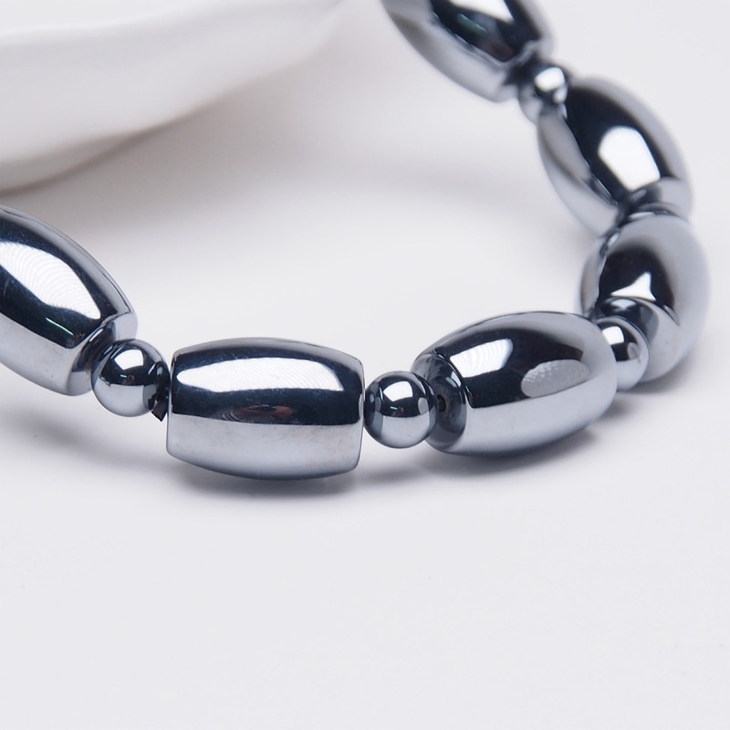 Terahertz Bracelet Relieve Fatigue Promote Circulation Bucket Round Shapes Beads