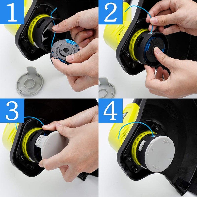 8 Pack Weed Eater String Replacement for Greenworks 20V, 40V