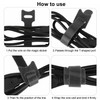 TENOC Reusable Cable Ties Hook Loop Cords Management Adjustable Cable