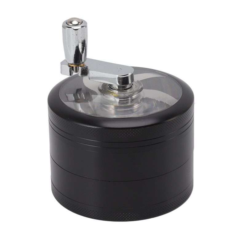 4 Layers Hand Crank Spices Grinder Zinc Alloy 60mm Manual