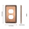 Henne Bery Rope Edge Decorative Wall Plate Switch Plate Outlet