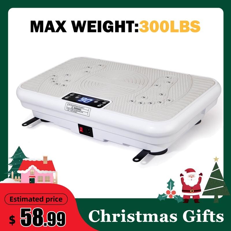 ROTAI Vibration Plate Exercise Machine with 330LBS Loading Capacity, Machine,
