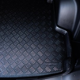 Rezaw-Plast Custom Fit Cargo Mat for Hyundai Tucson 2010 2011 2012 2013 2014 2015 All-Weather Trunk Liner Waterproof Odorless PE Rubber No-Trim Anti-Slip Black