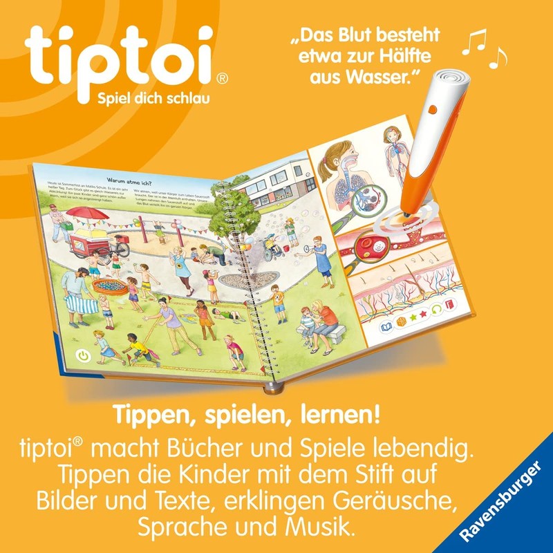 Ravensburger tiptoi Set: Wieso? Weshalb? Warum? Alles über den Körper