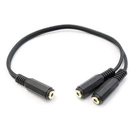 35SF-35SF2 Audio Distribution Cable (3.5mm Stereo (Female) and 2 x 3.5mm Stereo (Female) 0.2m
