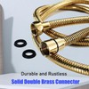 Bathroom Handheld Shower Wand, Hand Brass Shower Head with Long