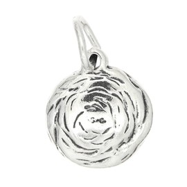 LGU Sterling Silver Empty Bird Nest Charm