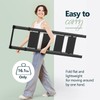 WOA WOA 4 Step Ladder, Ladders for Home, Anti-Slip Aluminum