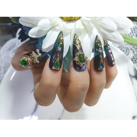 ❣️High quality ✨Cleopatra nail tips✨ - Short round / ❣️고품격 ✨클레오파트라 네일팁✨ - 숏라운드