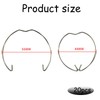 20pcs GU10 MR16 Spotlight Retaining Spring Clips, 44-56mm Diameter, Metal