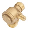 Brass Air Compressor Check Valve Male Thread 90 Degree Normal