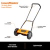 LawnMaster LMRM1401 Push Reel Lawn Mower 14-Inch 5-Blade