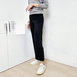 Loose Fit Basic Maternity Pants hn24102 Beige 2ea