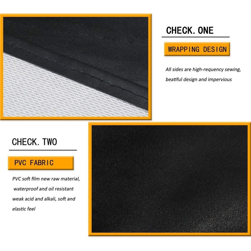 Homsolver Heavy Duty Vinyl Waterproof Apron Ultra Lightweight Industrial Apron