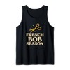 French Bob Haircut Style Aesthetic Hairdresser Tank Top