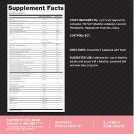 Optimum Nutrition Opti-Women Daily Multivitamin for Women, Immune Support Supplement With Iron, 30 Day Supply, 60 Count, (Packaging May Vary)