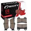 Sixity C6 Front Rear Ceramic Brake Pads compatible with Victory
