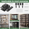 Glass Cabinet Door Hinges, 304 Stainless Steel, Hydraulic Soft Close,