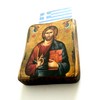 Wooden Greek Christian Orthodox Wood Icon of Jesus Christ /