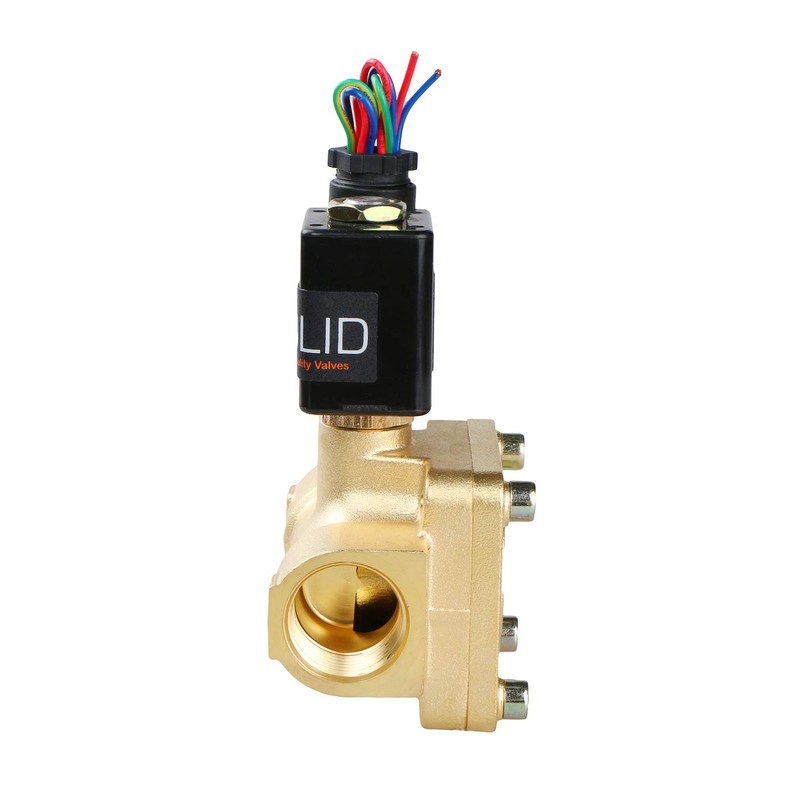 U.S. Solid 3/4" Brass Electric Solenoid Valve (High Pressure) 12