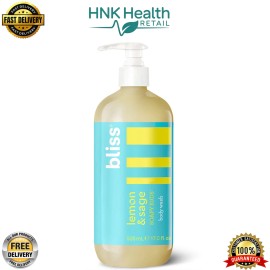 Bliss Lemon & Sage Soapy Suds Body Wash | 505ml / 17 fl oz