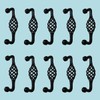 Black Wrought Iron Birdcage Drawer Handle Cabinet Pull 5" Set