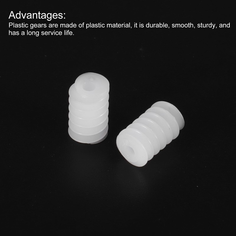 MECCANIXITY 10 Pcs Plastic Gears Plastic Motor Gear Model 6102A