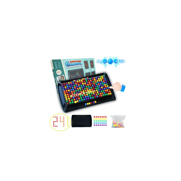 Moiegouct 241PCS Marbles Intellectual Chessboard Dual Dual Strategy Board Game,Colored