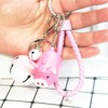 chaoqiu Cartoon Creative Cute Little Pig LED Vocalization Luminous Keychain