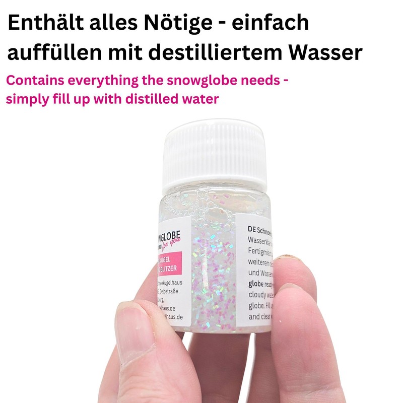 Ready Mix with Water Clear and Glitter | for Craft